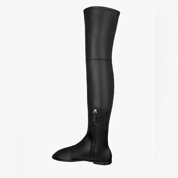 ZARA FITTED FLAT OVER THE KNEE BOOTS - Picture 4 of 10